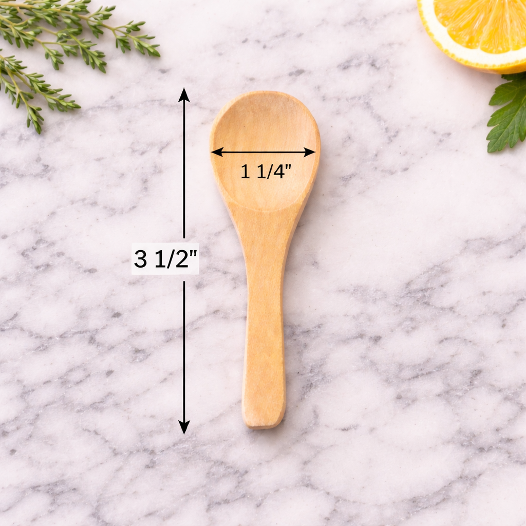 Mini Wooden Salt Spoon