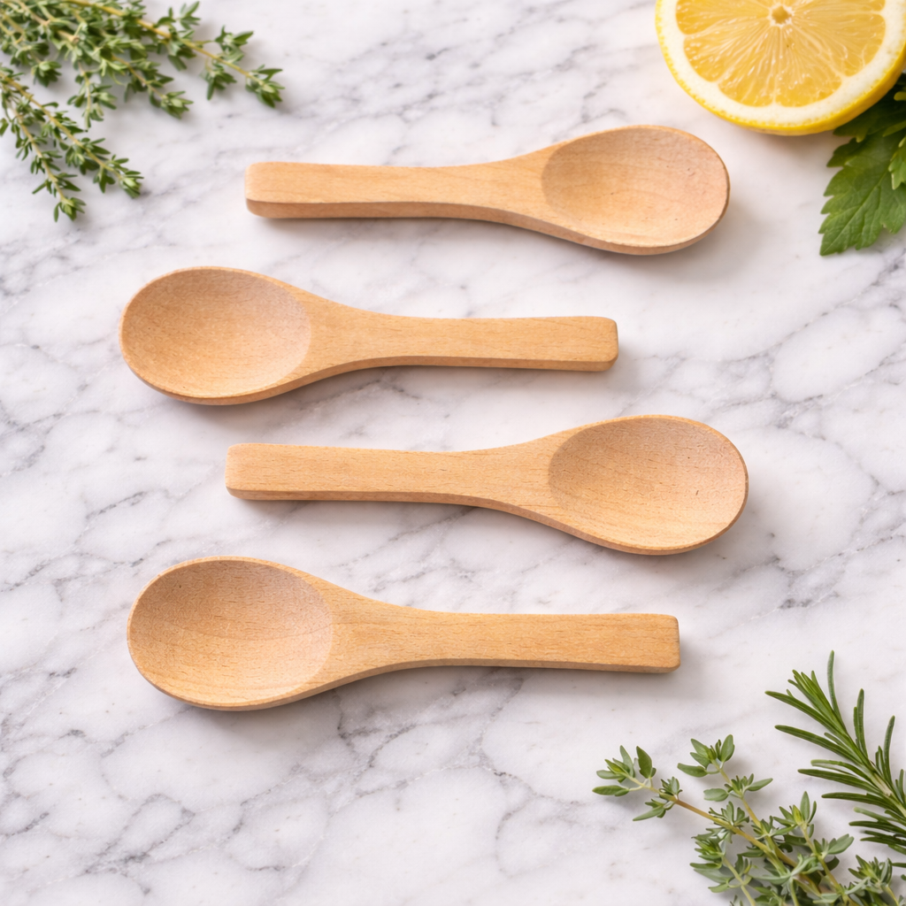 Mini Wooden Salt Spoon